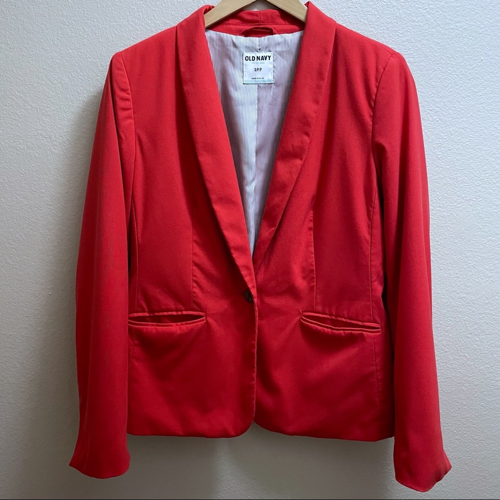 Old Navy S Chic Red Blazer